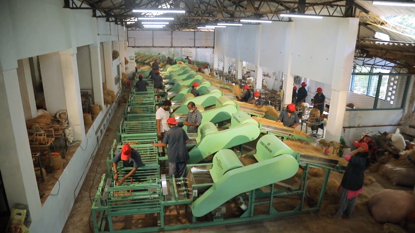 Modern coir machinery